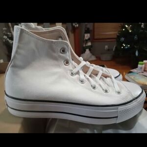 Converse High-Top Platform Canvas Sneakers